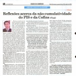 Rausch Mainenti - Artigos - Reflexões acerca da não-cumulatividade do PIS e da COFINS - Diário do Comércio - Parte 03