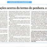Rausch Mainenti - Artigos - Considerações acerca do termo de penhora - Diário do Comércio - Parte 01