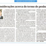 Rausch Mainenti - Artigos - Considerações acerca do termo de penhora - Diário do Comércio - Parte 03