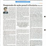 Rausch Mainenti - Artigos - Suspensão da ação penal tributária em face da causa prejudicial - Diário do Comércio - Parte 02