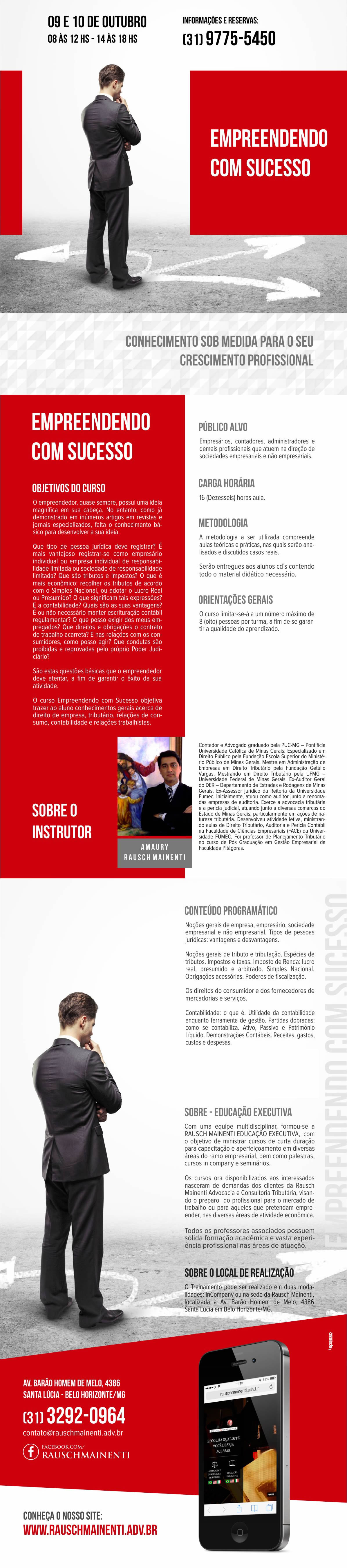 Empreendendo com Sucesso - 09 e 10 de agosto